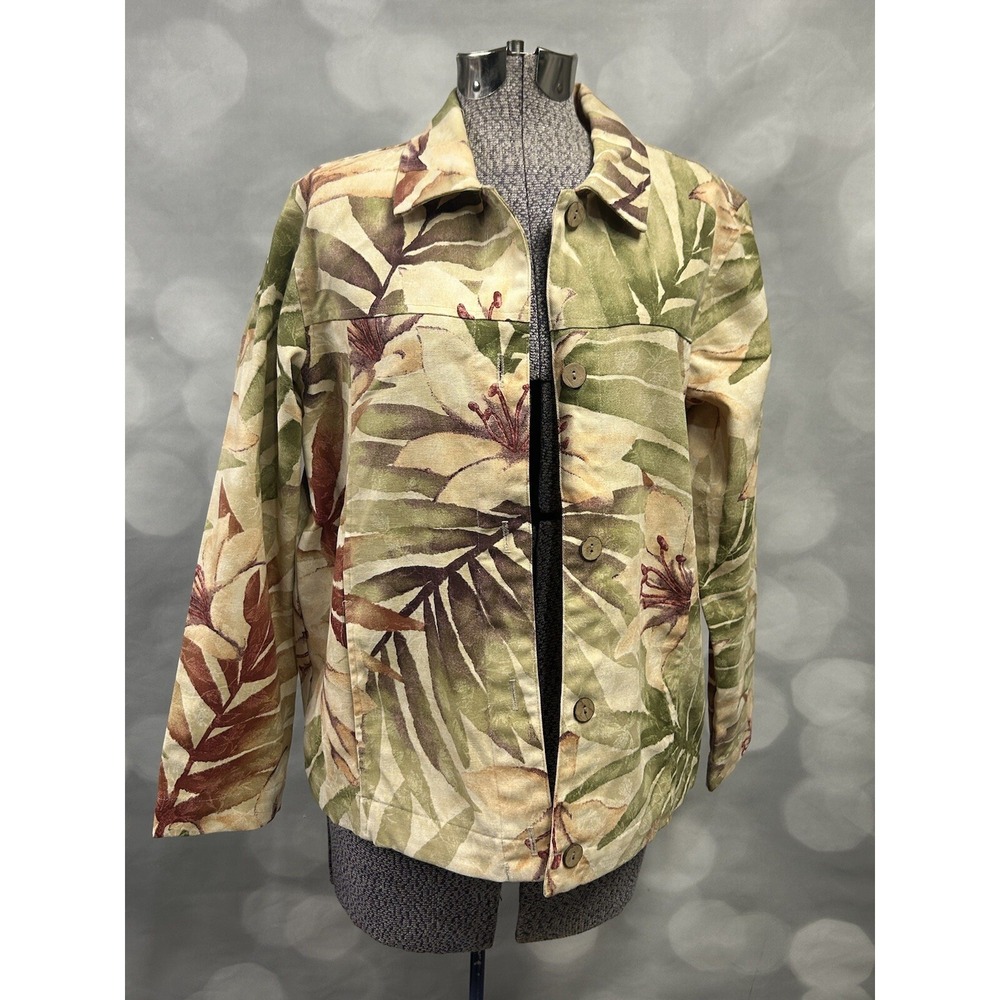 Coldwater Creek Jungle Jacket Size Small